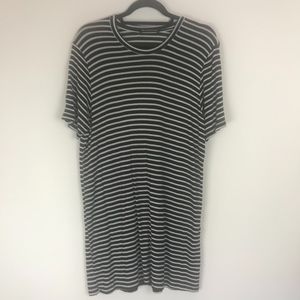Brandy Melville Striped T-Shirt Dress One Size